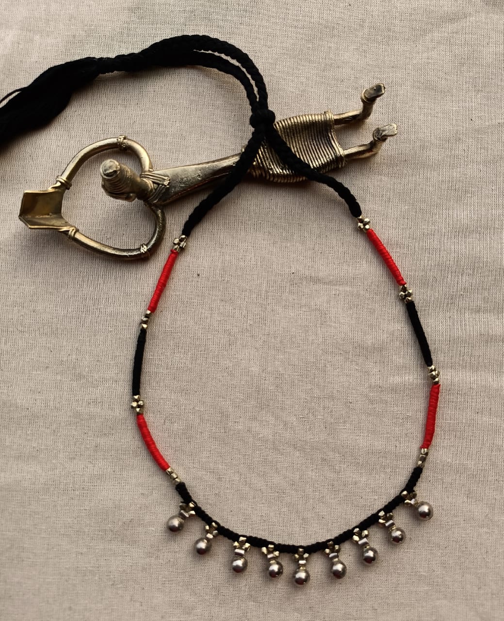 Dhokra Threadwork Necklace