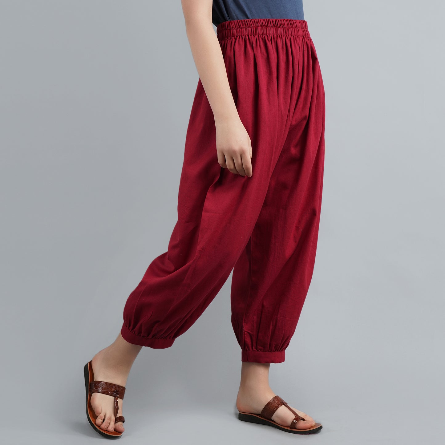 Cotton Plain Harem Pants online