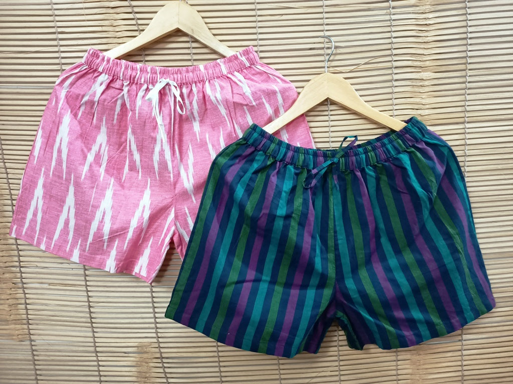 Ikar cotton shorts for women on sale