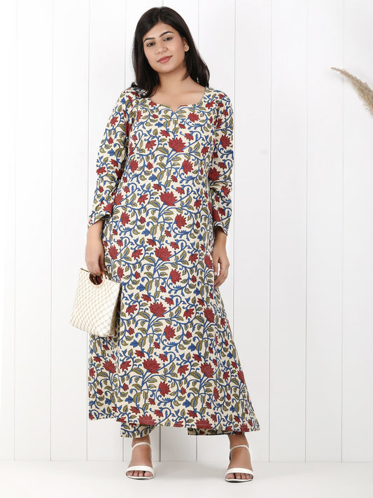 cotton printed co-ord sets for women