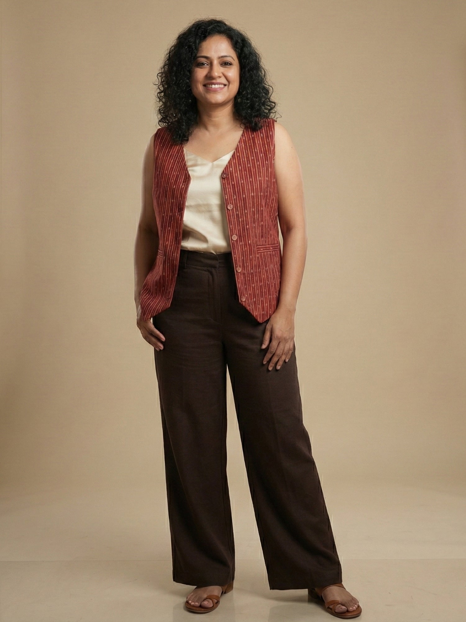 Ikkat Jacket for Women by Darzaania