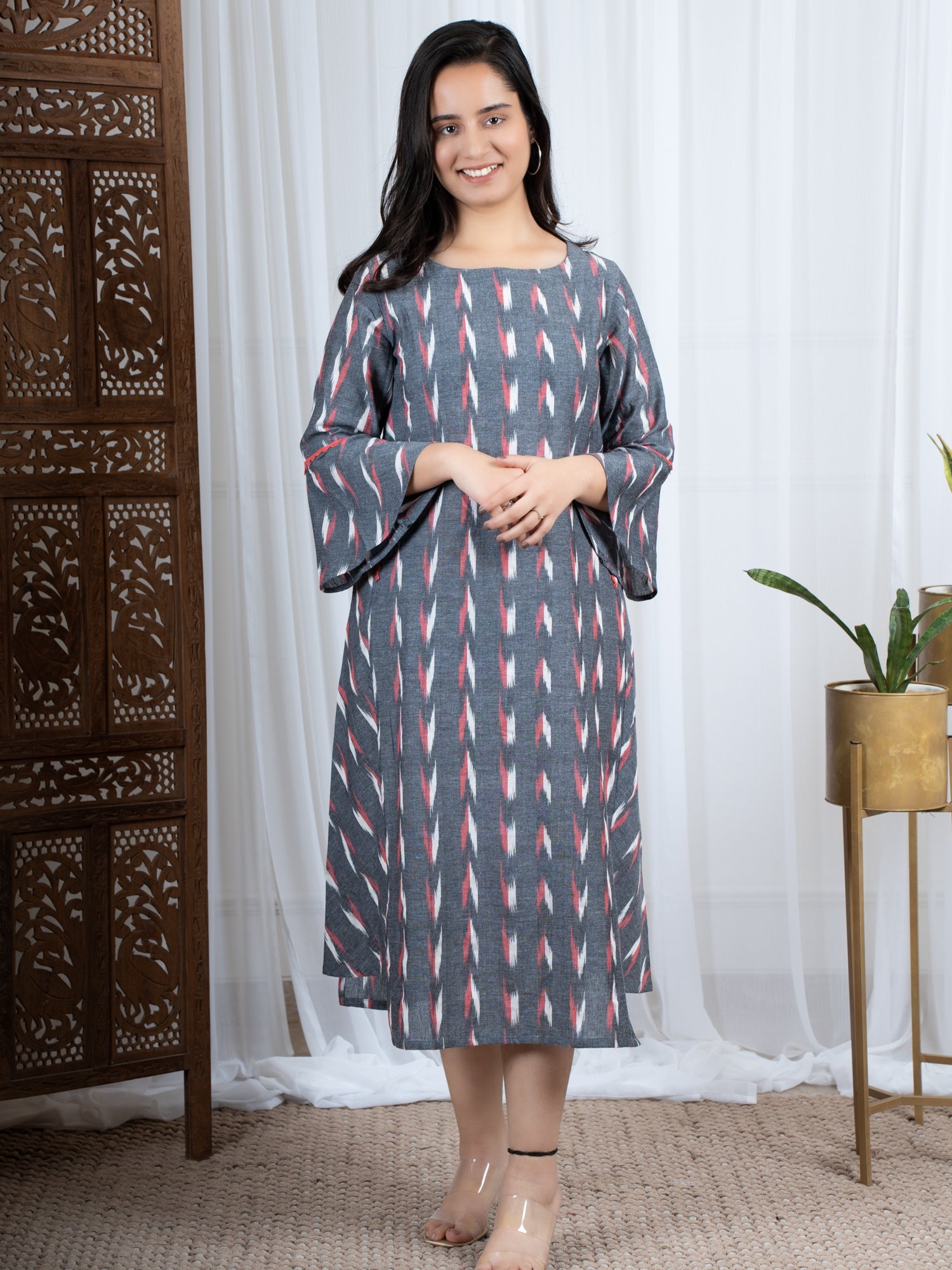 Aayaa Vol 3 Designer Printed Long Cotton Kurti Gown Collection In Surat