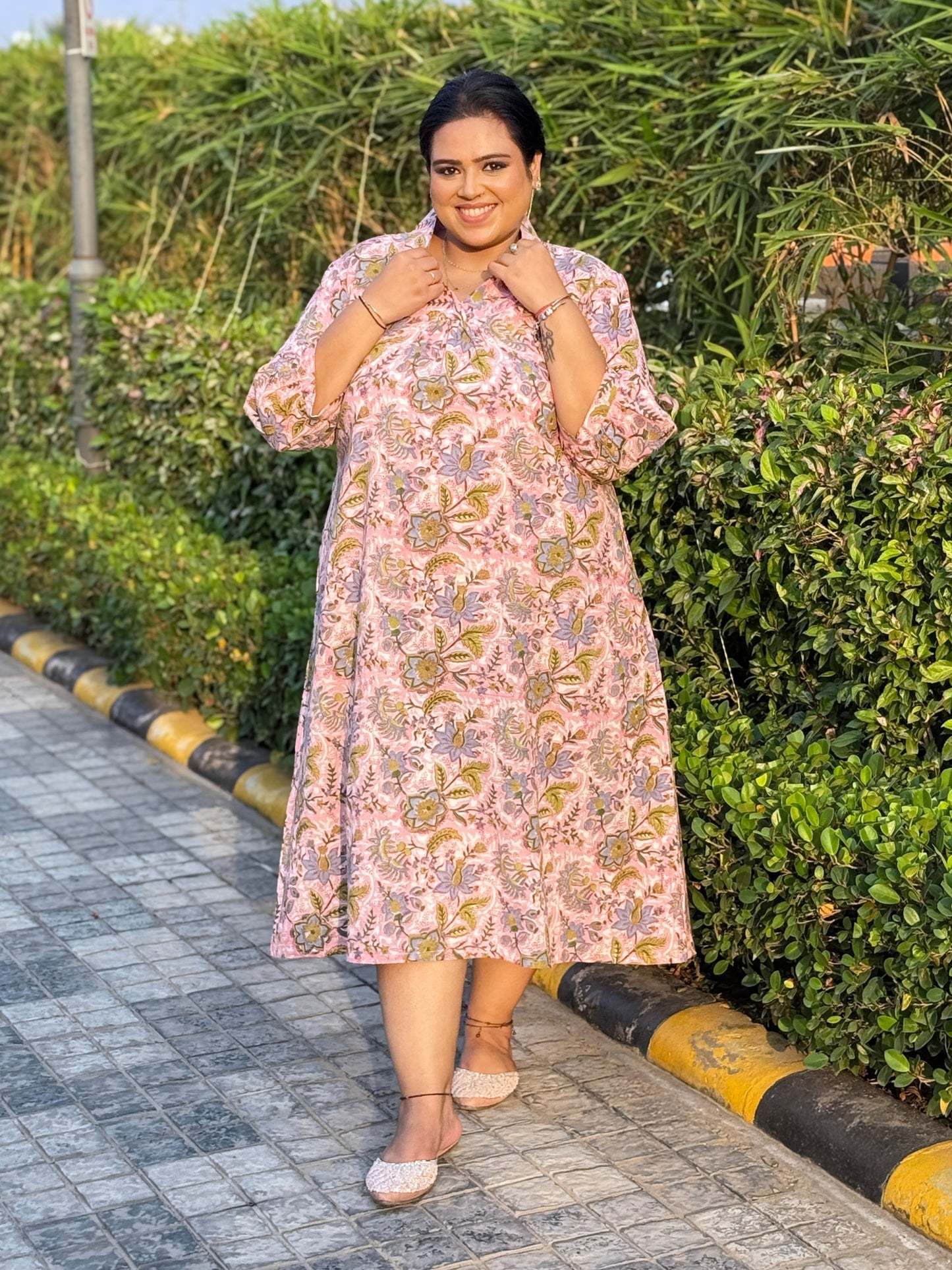 Darzaania Amiya Pure Cotton Dress