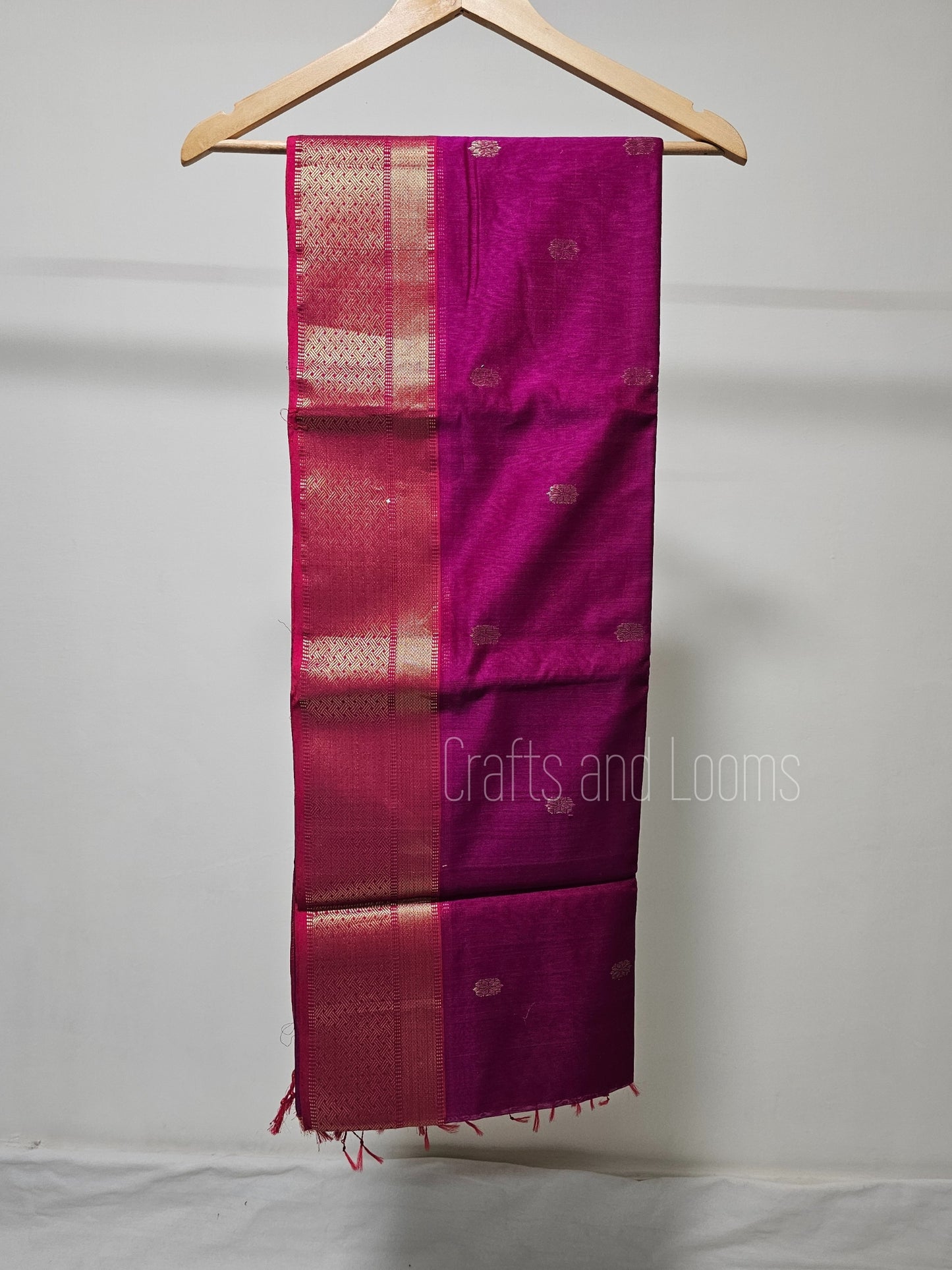 Maheshwari Cotton SIlk Pink Sareee