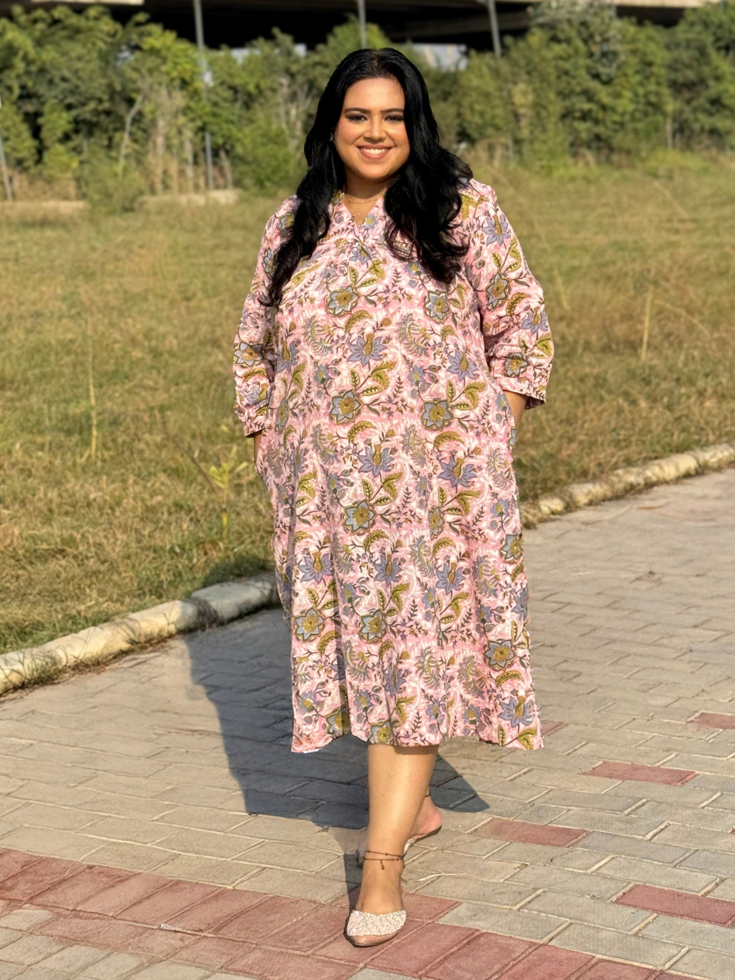 Darzaania Amiya Pure Cotton Dress