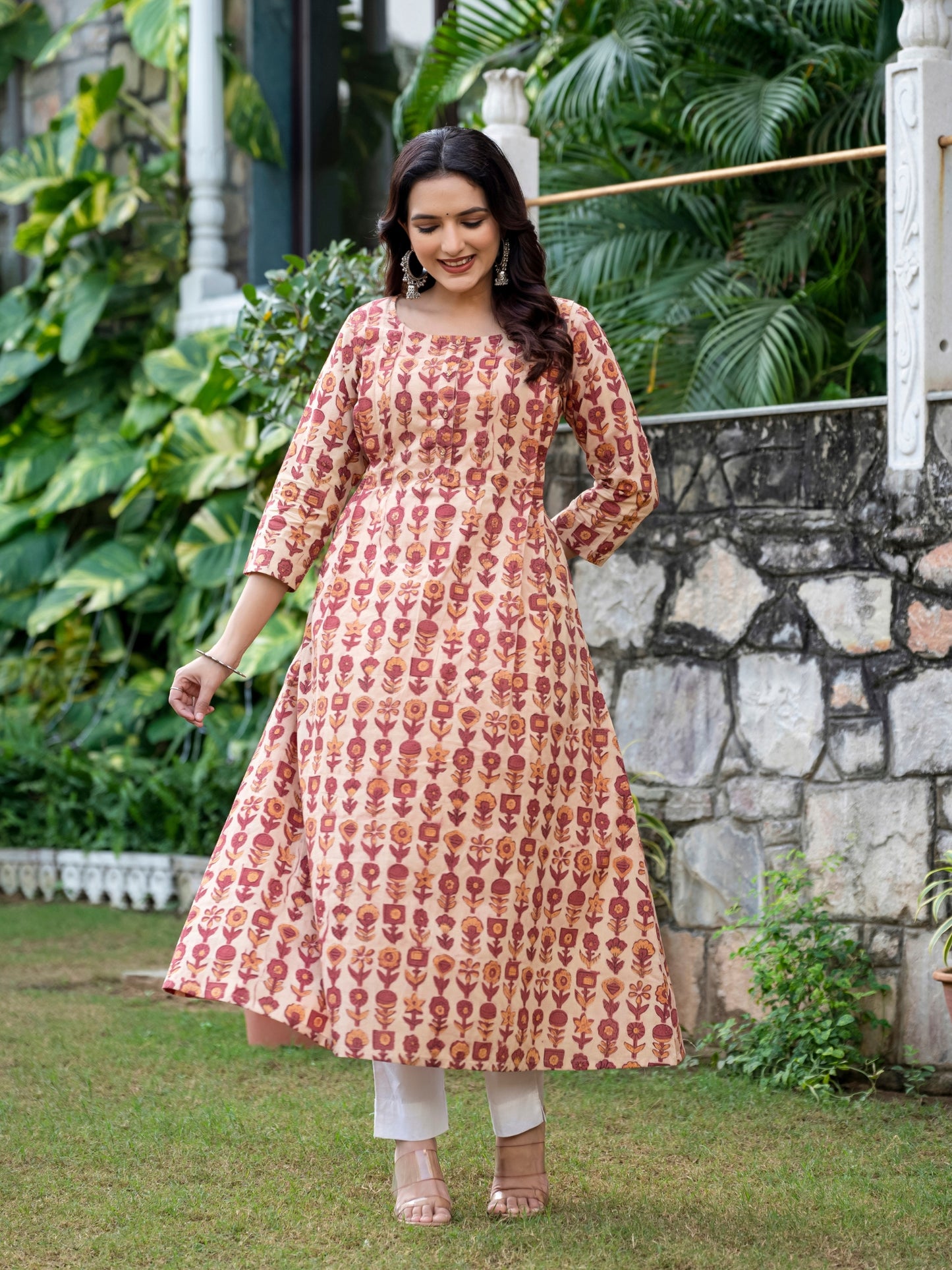 Sara Ajrakh Work Cotton Kurta