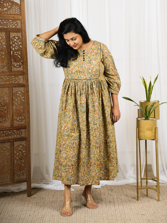 Handmade Kalamkari Cotton Dresses online