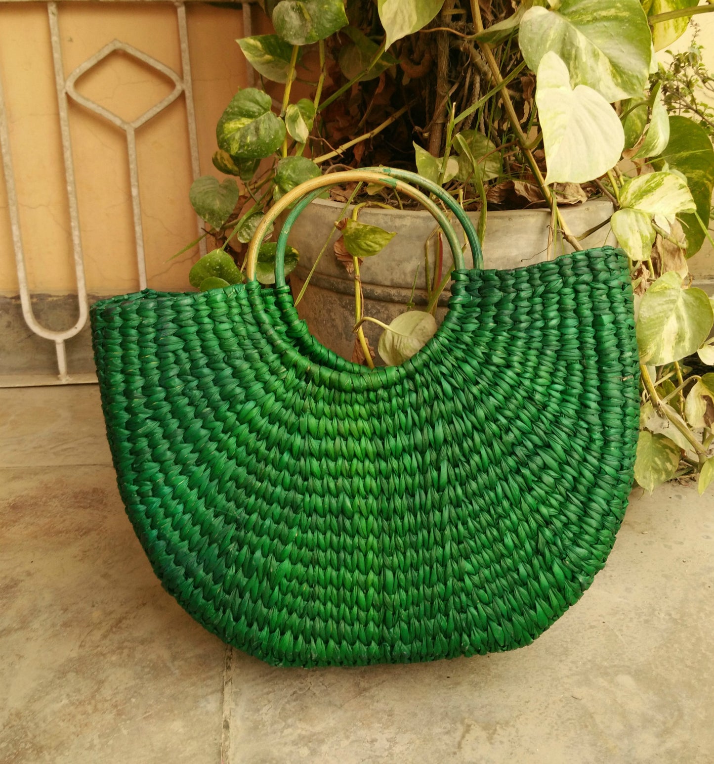 Green Hand Tokri Basket