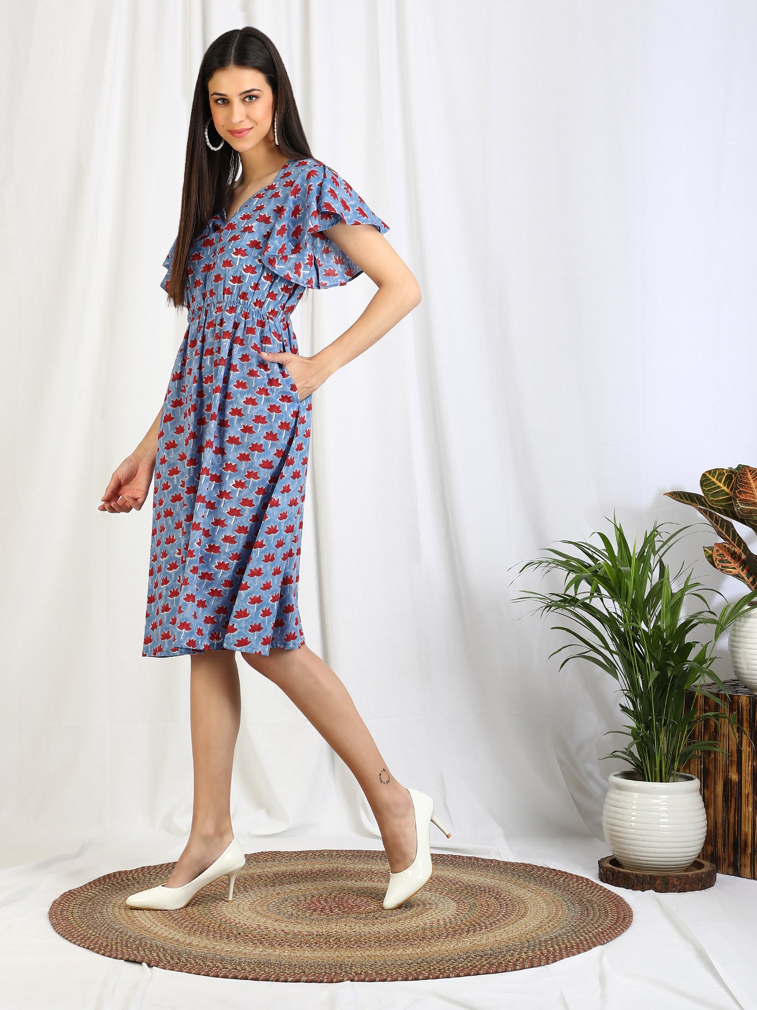 lavender dress for women online india