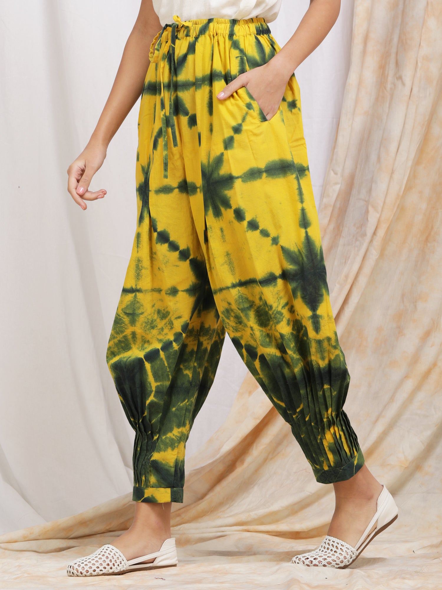 Buy Jaipurwala Mens and Womens Cotton Alibaba Afghani Trouser Harem  Pyjama Pants Yoga Pants Multicolour Free Size at Amazonin