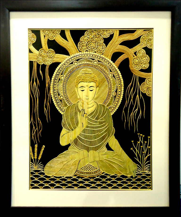 The Buddha under MahaBodhi Tree - Wall Art