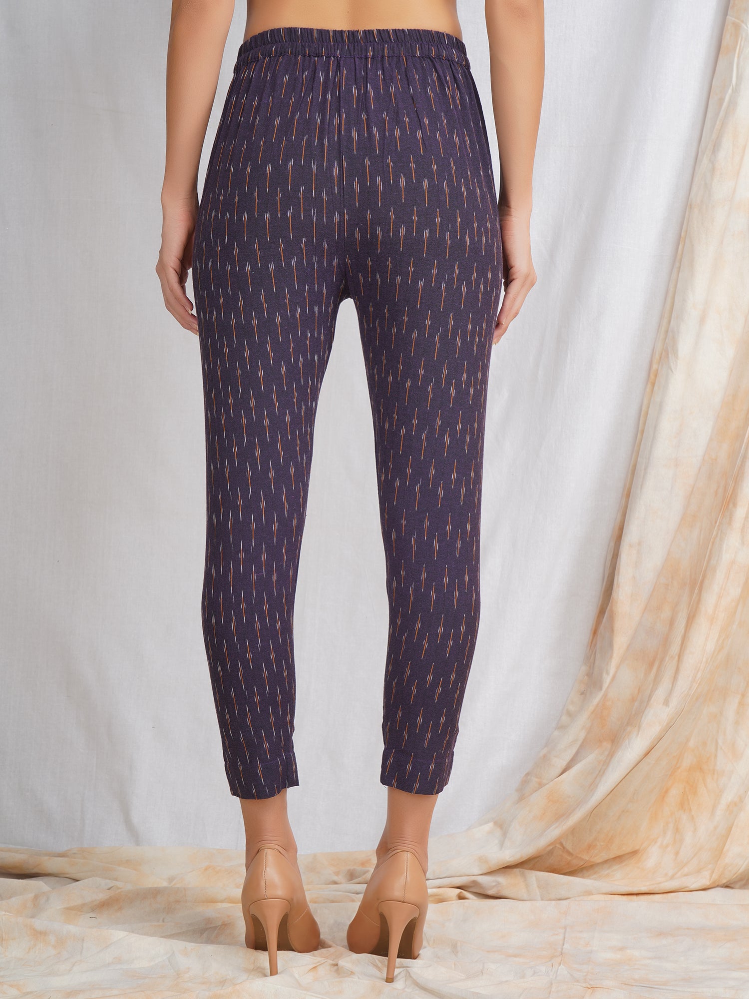 Buy Kora Copper Cotton Straight Pants for Women Online  Tata CLiQ Luxury