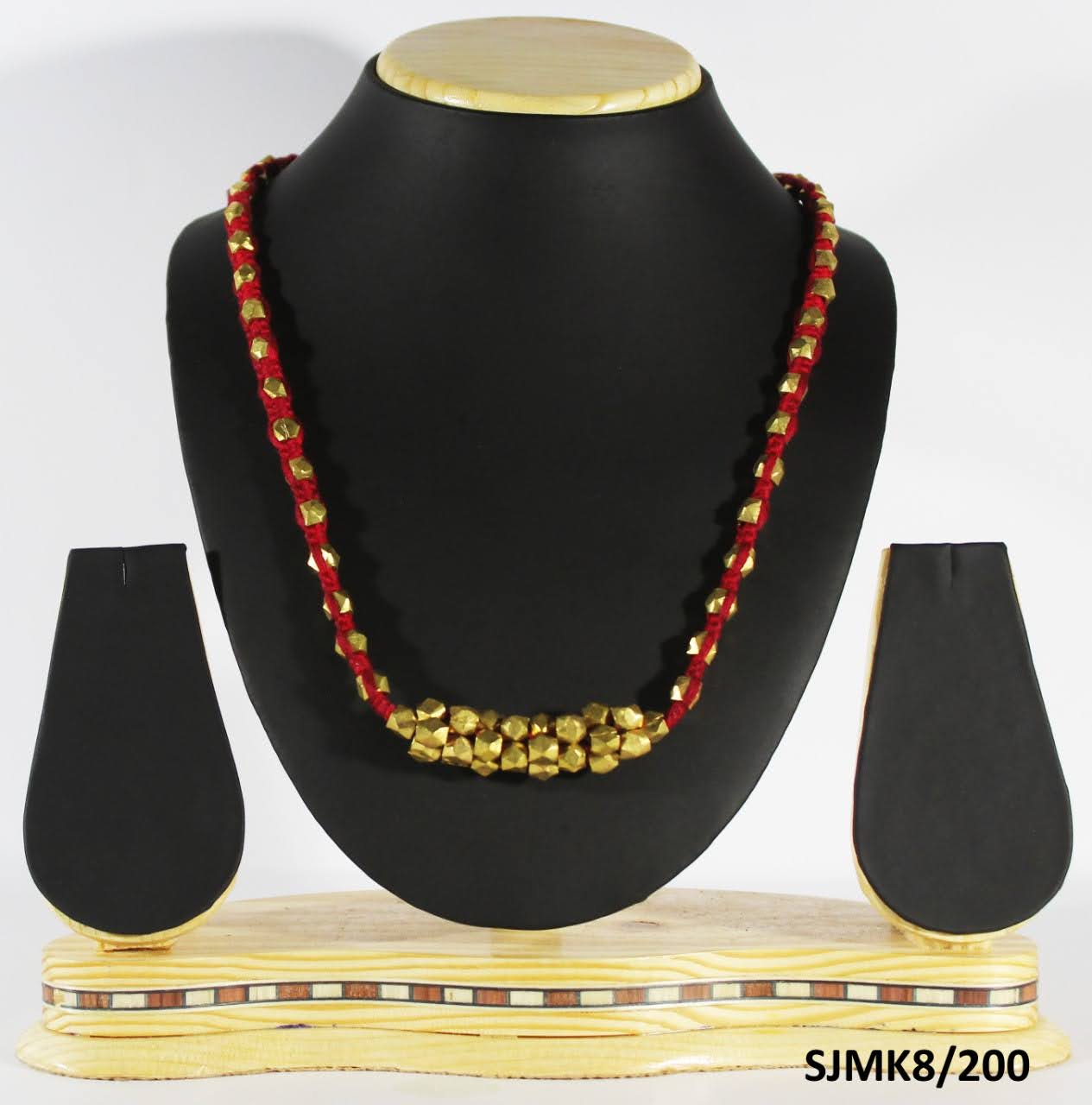 Exclusive Brass Beaded Necklace Online