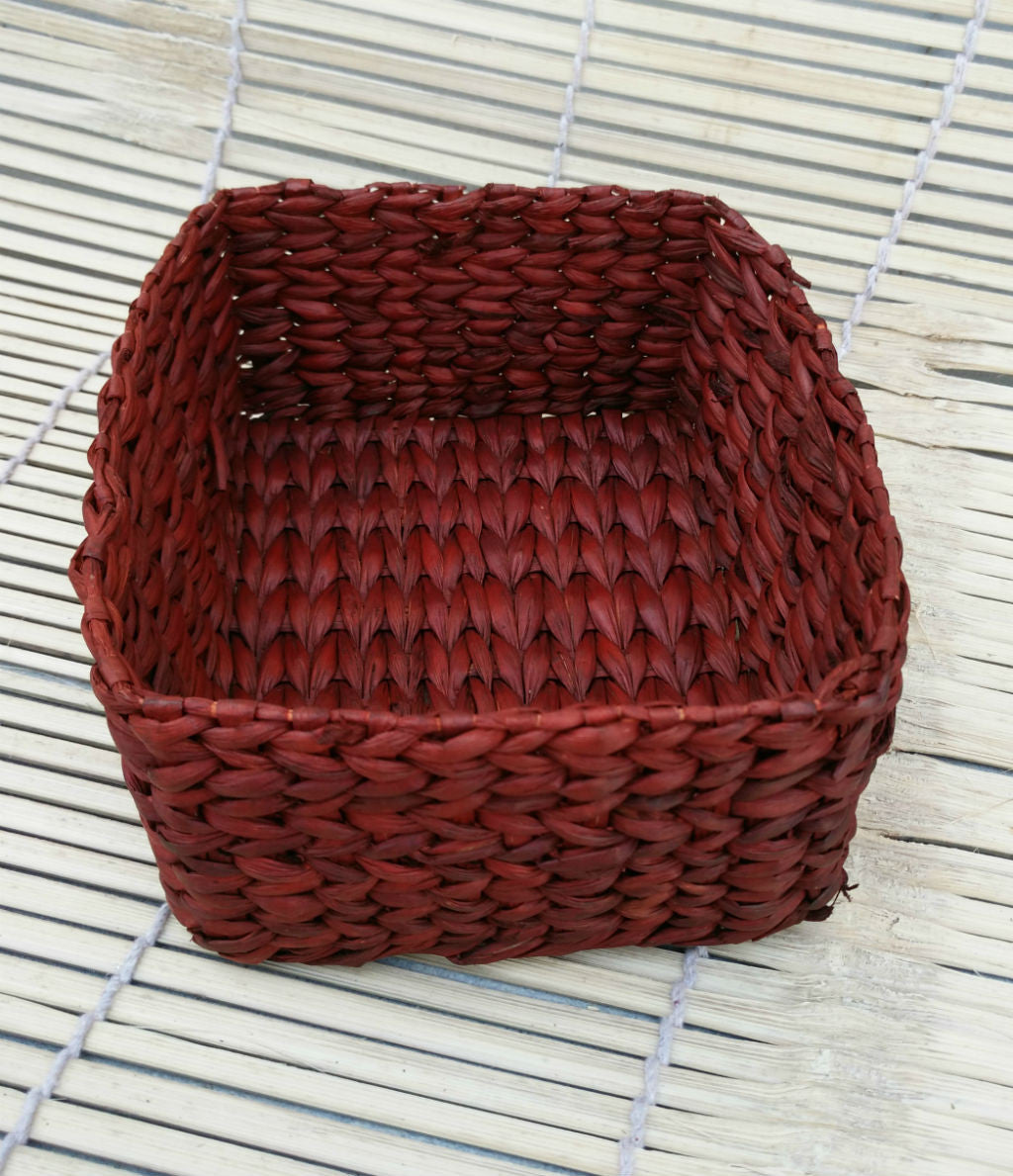 Handwoven Cane Fruit Basket