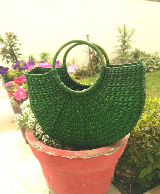 Green Kouna Craft Shopping Basket Online