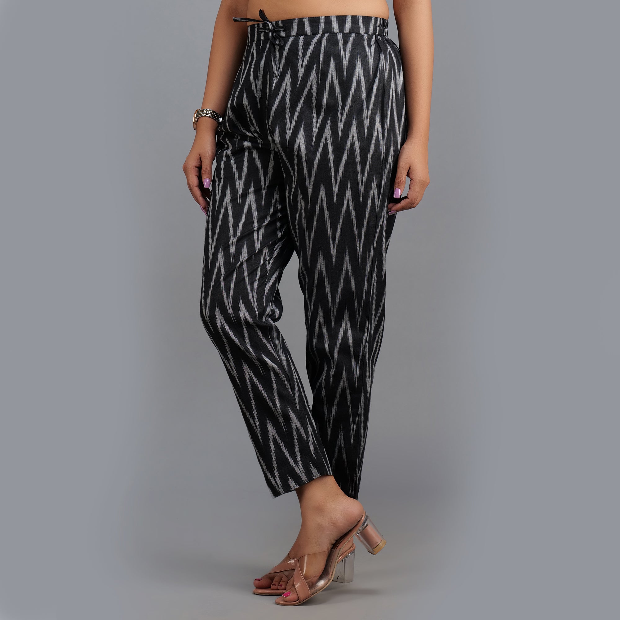 KAAJH Pants : Buy KAAJH Womens Natural Black Cotton Cutwork Pant Online |  Nykaa Fashion