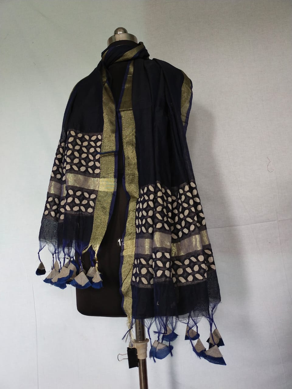 Chanderi Cotton Silk Handloom Dupatta