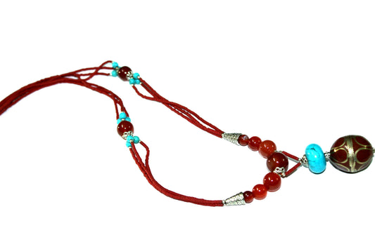 Queen Red Stone Necklace